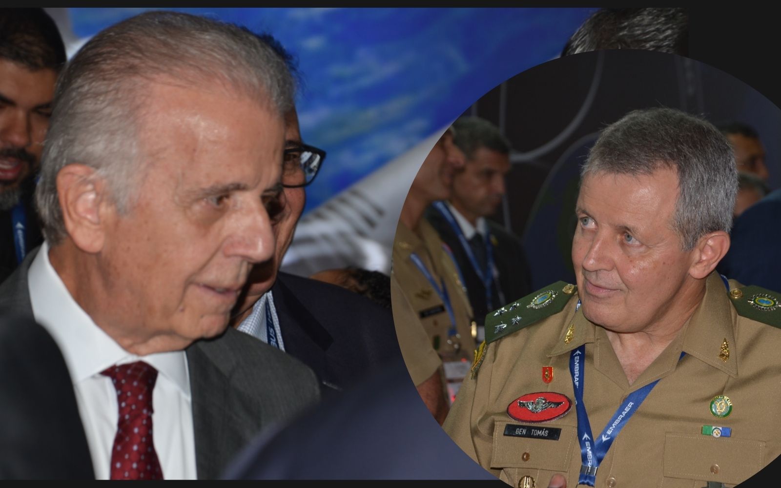 Ministro da Defesa e Comandante do Exército na LAAD Defence & Security nessa terça-feira no Rio