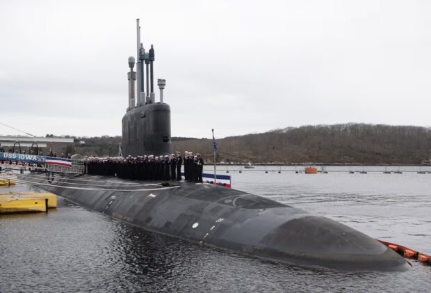 Novo submarino da Marinha dos EUA é lançado com propulsão nuclear, mísseis Tomahawk e tecnologia para guerra silenciosa