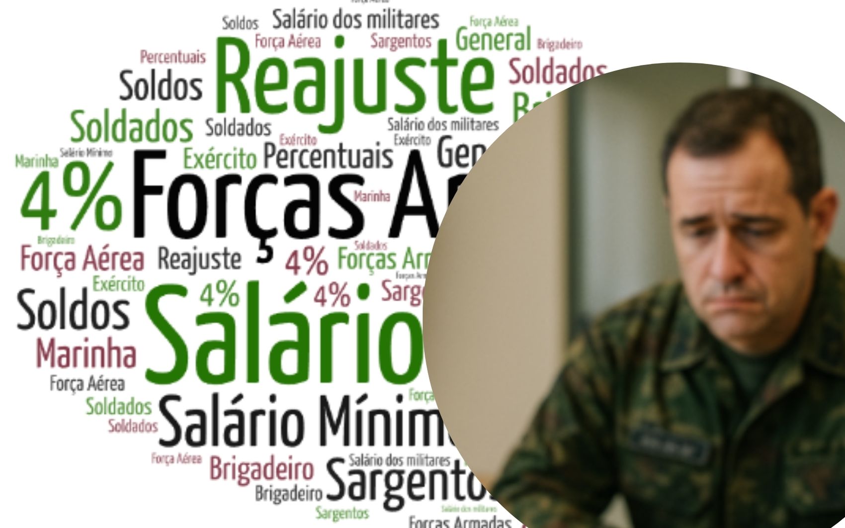 A regressão salarial dos militares, que perderam 70% de 1989 até 2025: a insatisfação da tropa é percebida nas redes sociais