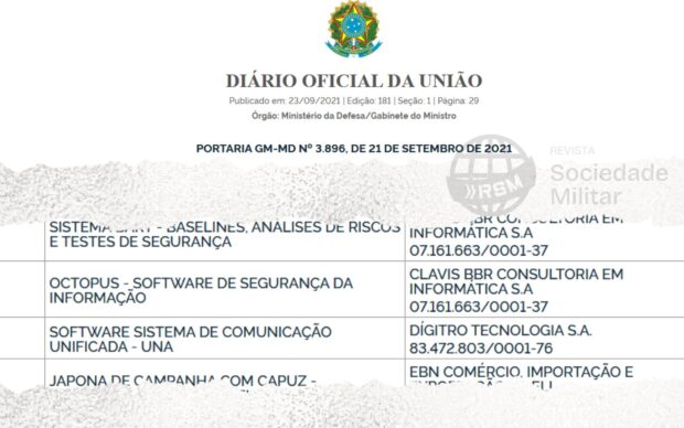 O aplicativo UNA como produto de defesa no Brasil