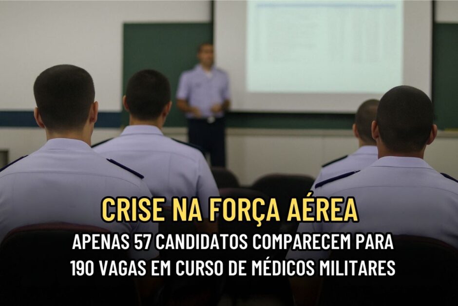 Debandada histórica na Força Aérea Brasileira! Salários baixos e falta de reconhecimento ameaçam o futuro do serviço médico militar. Médicos viram as costas para a FAB e deixam 70% das vagas às moscas