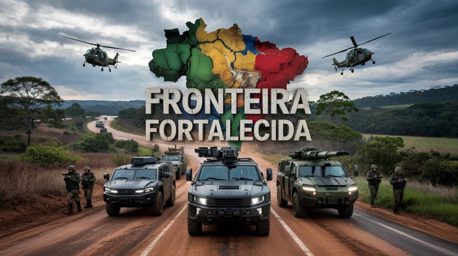 Brasil mobiliza mais de 200 blindados para a fronteira com Paraguai e Bolívia em megaoperação militar que promete mudar a segurança nacional