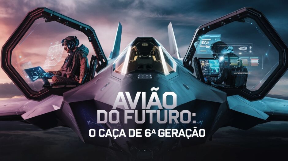 Caças de 6ª Geração: a nova era do combate aéreo com IA, realidade aumentada e comandos por voz