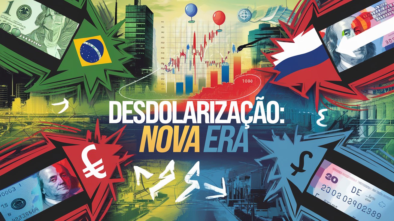 Desdolarização: BRICS desafia a hegemonia do dólar e cria a nova era monetária global com Brasil, China, Rússia e Irã
