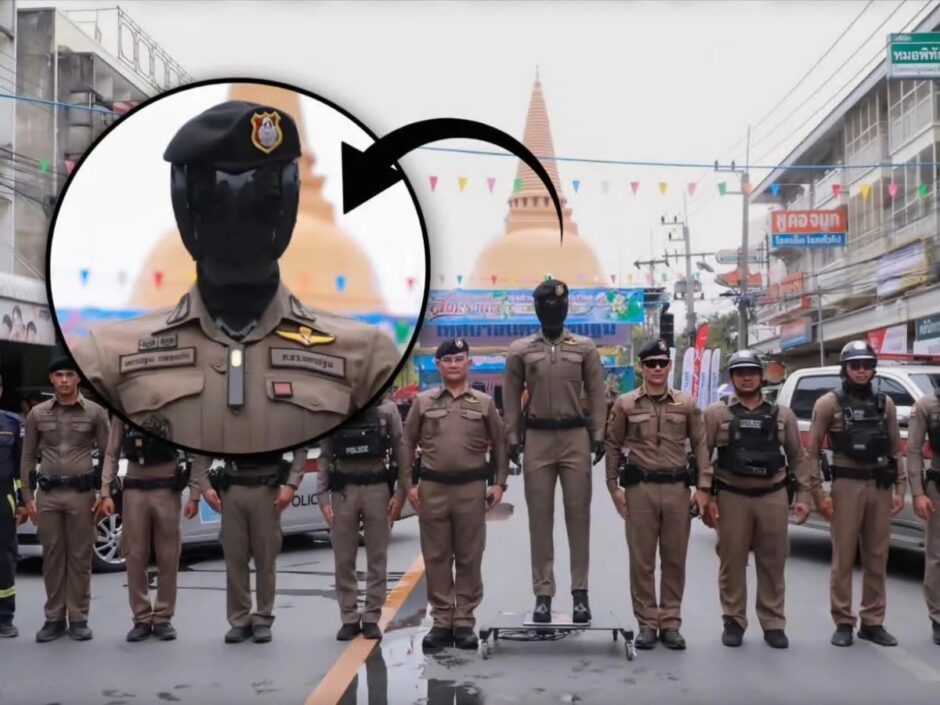 Segurança pública ganha reforço na Tailândia com o primeiro robô policial equipado com inteligência artificial, tecnologia de reconhecimento facial e análise de imagens em tempo real captadas por drones