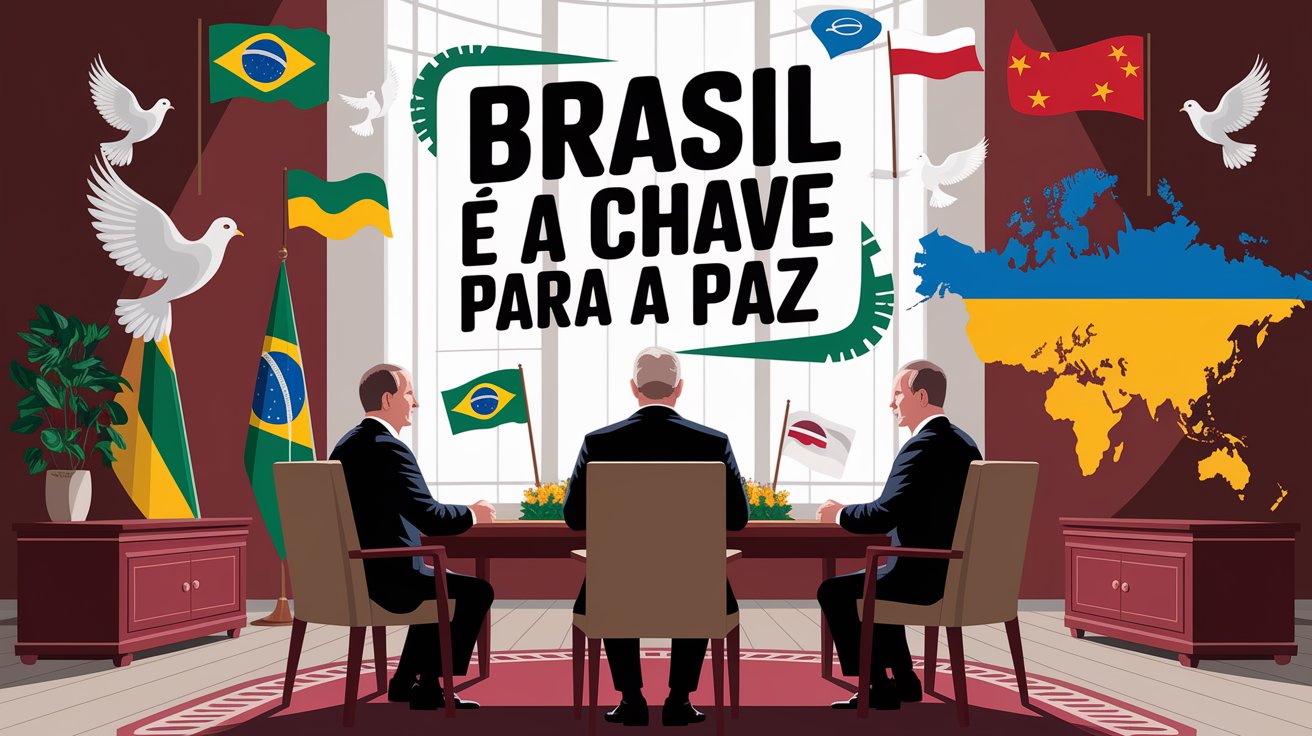 Brasil surge como chave principal para mediar as negociações de paz entre Ucrânia e Rússia