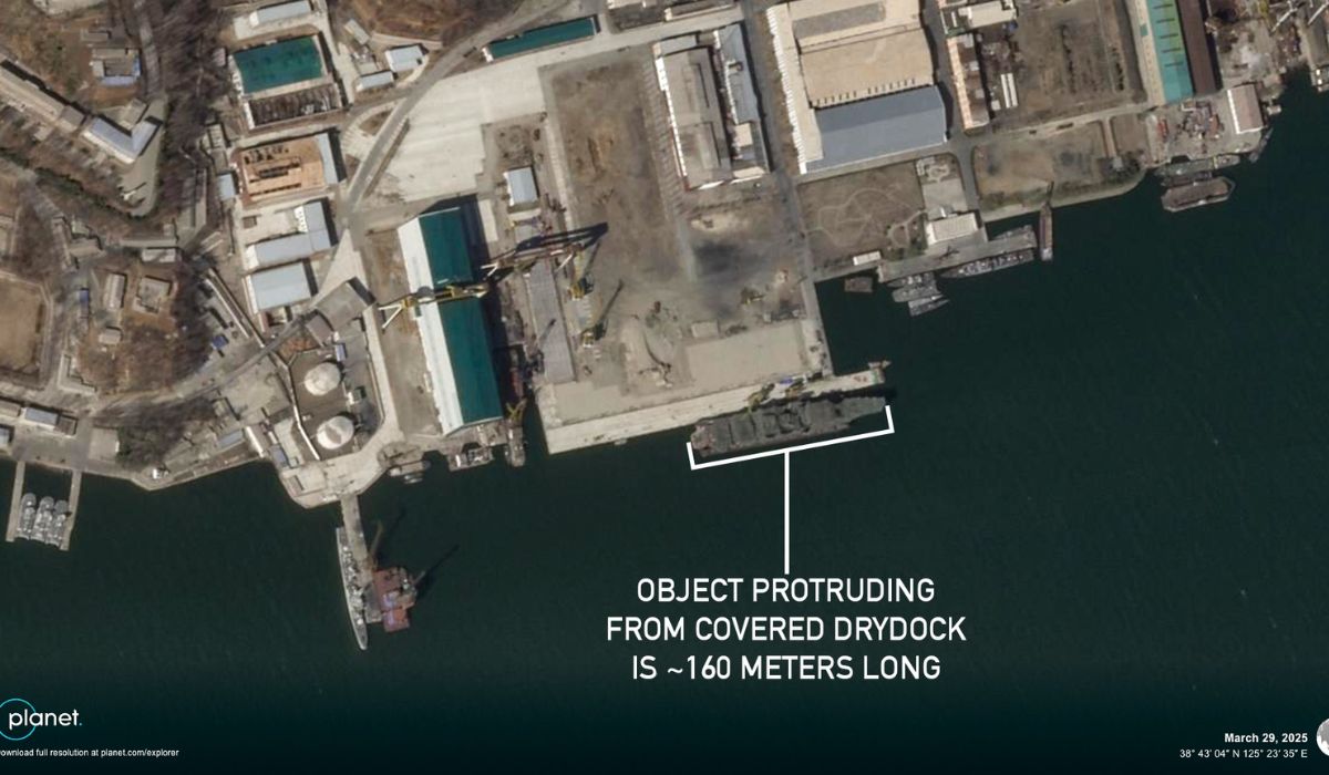 Satélites revelam plano secreto da Coreia do Norte: Fragata gigante com possível poder nuclear desafia os EUA na região e liga alerta no Pentágono