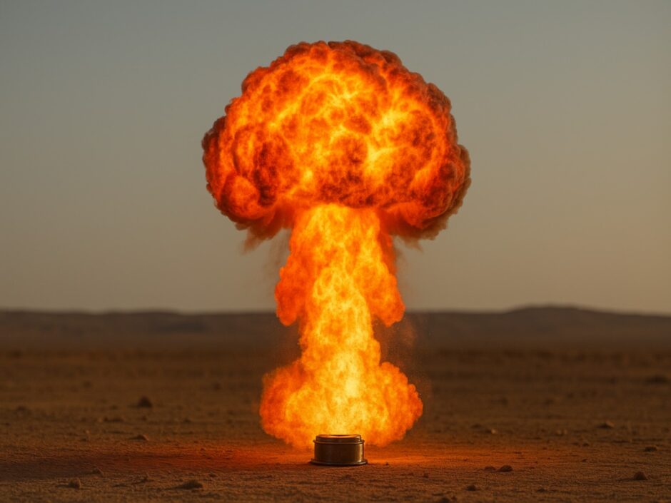 China testa bomba de hidrogênio não nuclear e gera explosão 15 vezes mais duradoura que TNT com novo composto químico