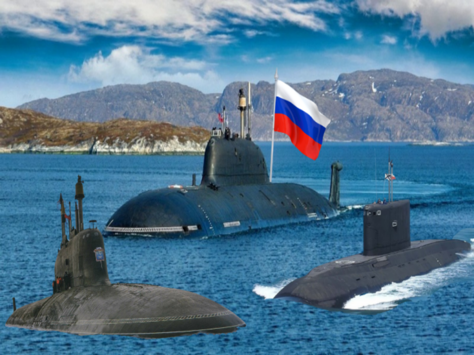Submarinos russos: os três lendários gigantes que sustentam o poder naval da Rússia sob as águas