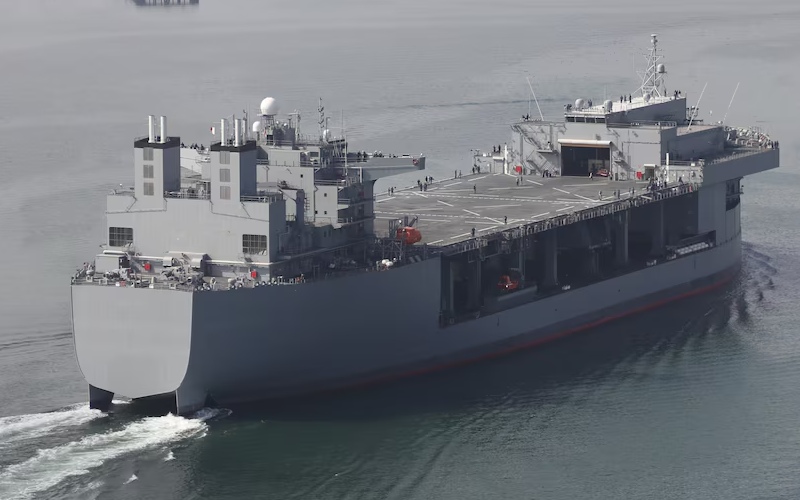Navio de guerra da Marinha dos Estados Unidos está a caminho do Brasil: ESB 7 é usado em resposta a crises, vigilância e reconhecimento