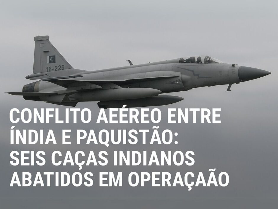 Seis caças indianos, incluindo 3 Rafales, 1 Su-30MKI, 1 MiG-29 e 1 Jaguar, foram abatidos pelo Paquistão