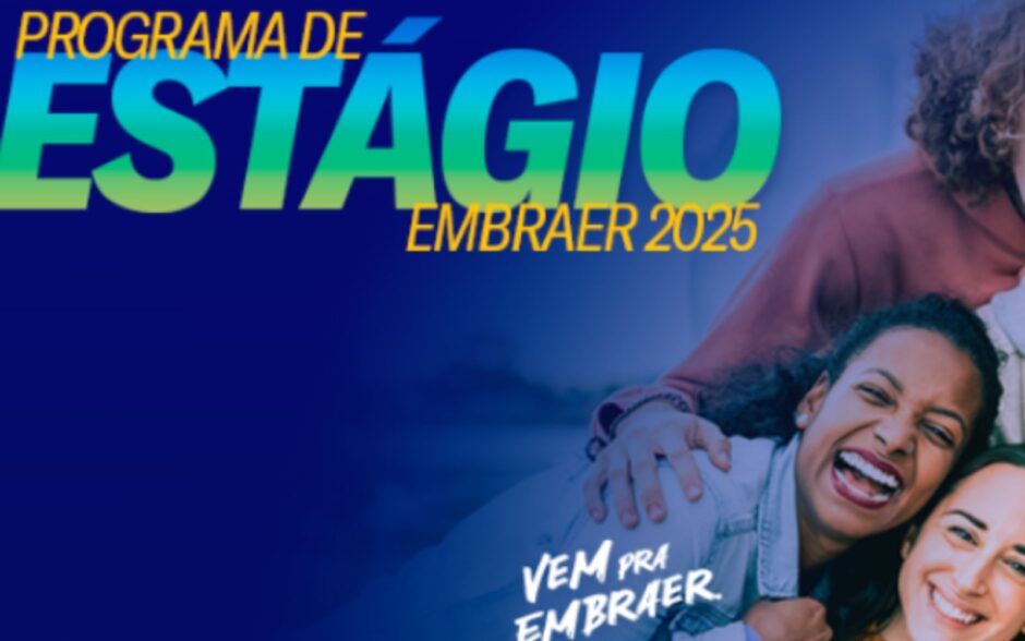 O salário no estágio da EMBRAER: R$ 2.400, com 200 vagas, técnico e universitário