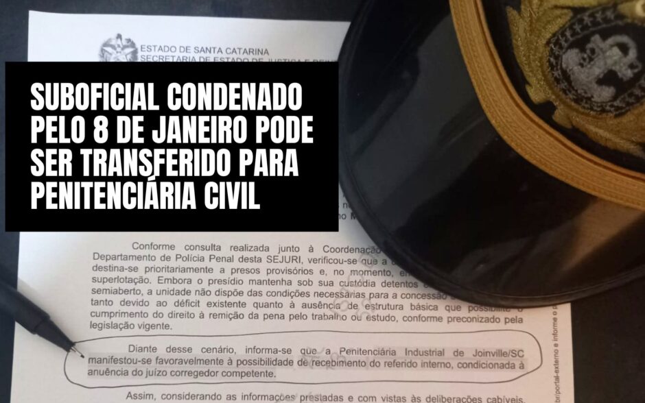 Exclusivo: Presídio civil abre portas para militar da Marinha condenado pelo 8 de janeiro