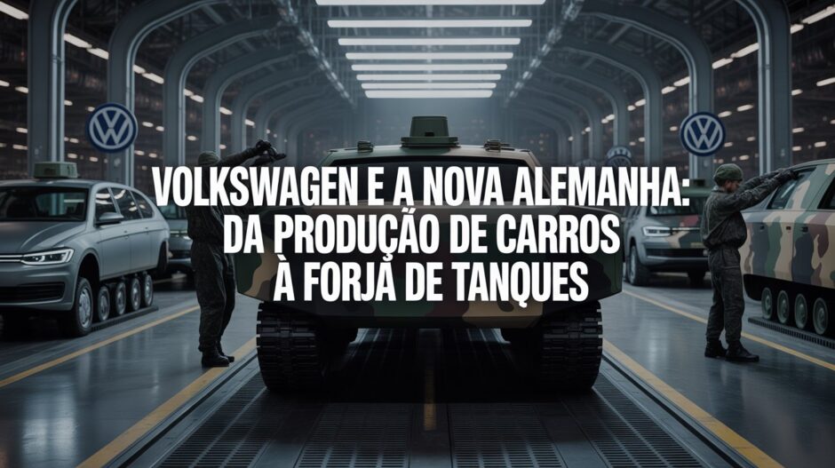 O rearmamento silencioso da Europa começa na Alemanha: fábricas da Volkswagen, antes dedicadas à produção de carros, agora viram centros de fabricação de tanques militares, iniciando uma nova fase estratégica após a guerra na Ucrânia.