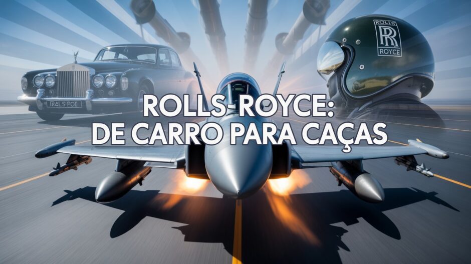 Rolls-Royce troca o asfalto pelos céus e se torna gigante militar com nova missão nos caças Typhoon: Empresa fecha acordo de mais de R$ 3 bilhões com o Reino Unido e passa a comandar motores dos caças mais letais da Europa