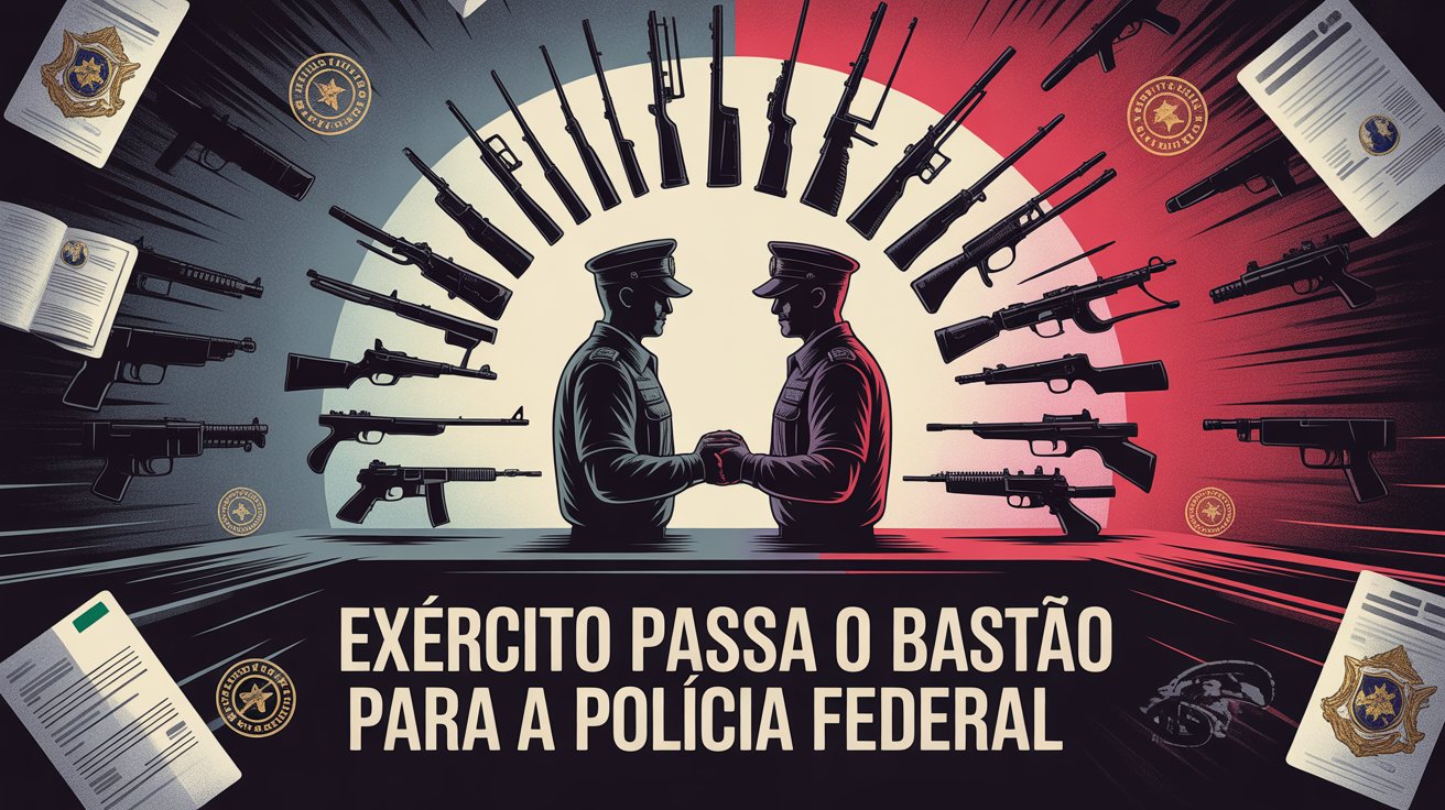 Fim do domínio do Exército sobre armas de caça, tiro esportivo e colecionadores: governo acelera desarmamento e transfere fiscalização dos CACs à Polícia Federal, com plano de operação massiva para conter armas irregulares e reforçar a segurança pública no país