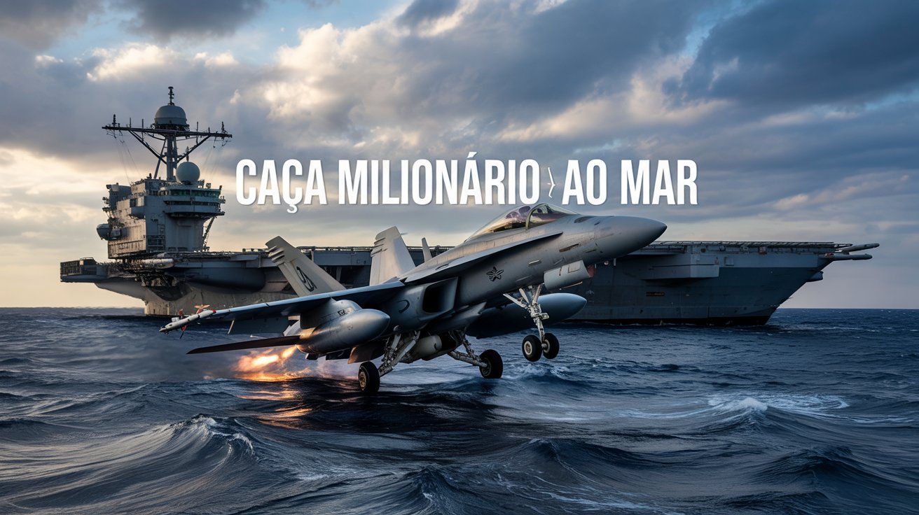 Missão no Mar Vermelho termina em caos: caça de US$ 60 milhões despenca no mar em meio a suspeita de ataque: manobra ou falha fatal?