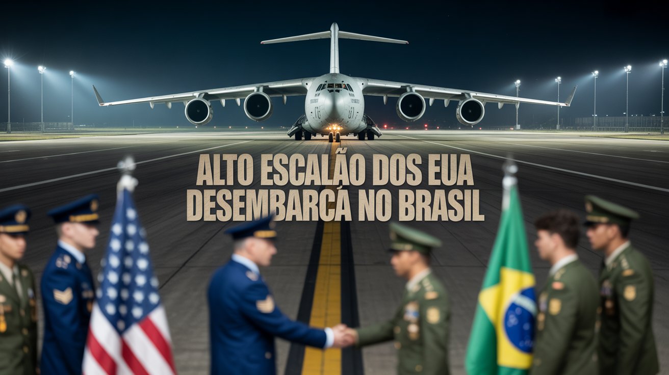 Comandante 4 estrelas dos EUA desembarca no Brasil com missão sigilosa contra o narcotráfico na tríplice fronteira e se reúne com generais do Exército, Marinha e FAB