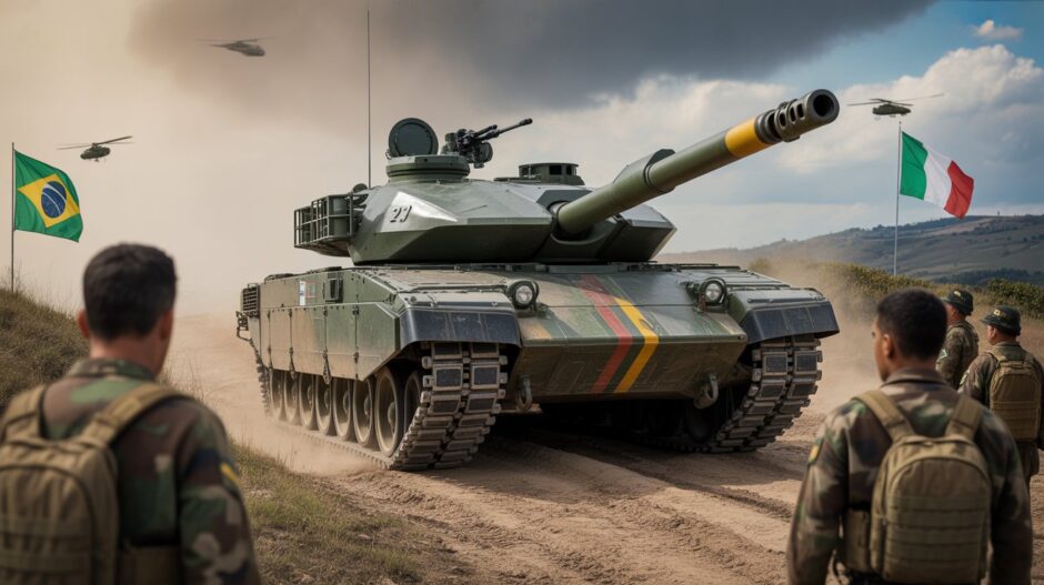 Exército Brasileiro envia tropas à Itália para dominar blindado europeu que pode mudar guerra terrestre