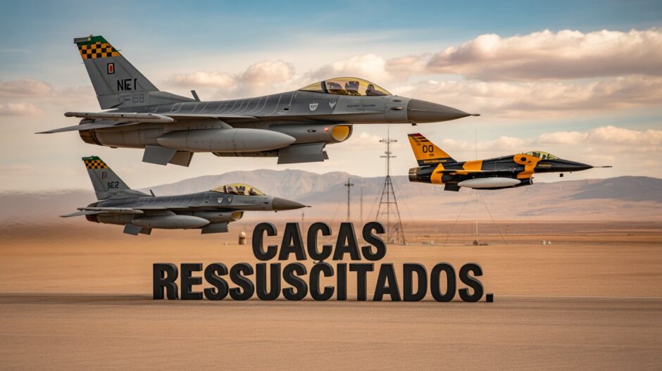 Marinha dos EUA ressuscita caças veteranos e transforma F-16 e F-5 em máquinas letais com radares de ponta para simular combates brutais e realistas entre aliados nos céus americanos