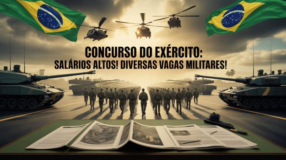 Exército abre vagas para civis com salários de até R$ 10 mil: sem prova e sem concurso! veja como participar da seleção