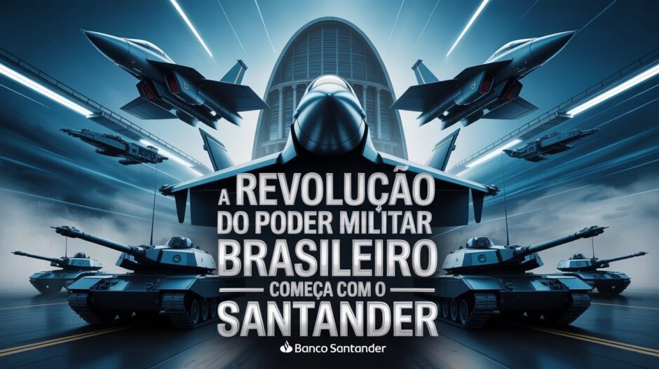 O acordo que pode armar o Brasil como nunca antes: Santander fecha parceria com a Defesa Nacional e pode transformar a indústria bélica brasileira com superlinha de crédito que promete impulsionar o poder militar do país