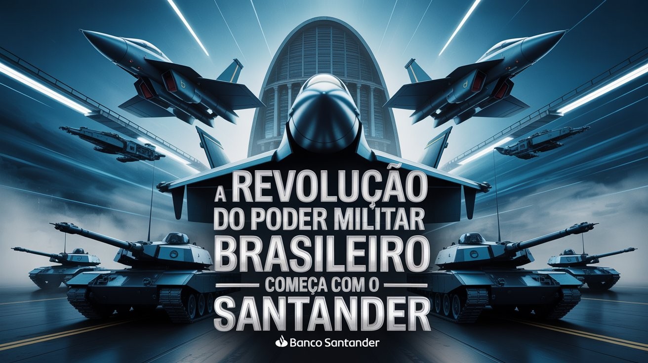 O acordo que pode armar o Brasil como nunca antes: Santander fecha parceria com a Defesa Nacional e pode transformar a indústria bélica brasileira com superlinha de crédito que promete impulsionar o poder militar do país