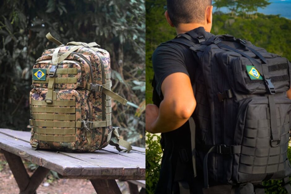 Mochila tática com mais de 11 mil avaliações 5 estrelas: conheça o modelo de R$169 que conquistou o público militar