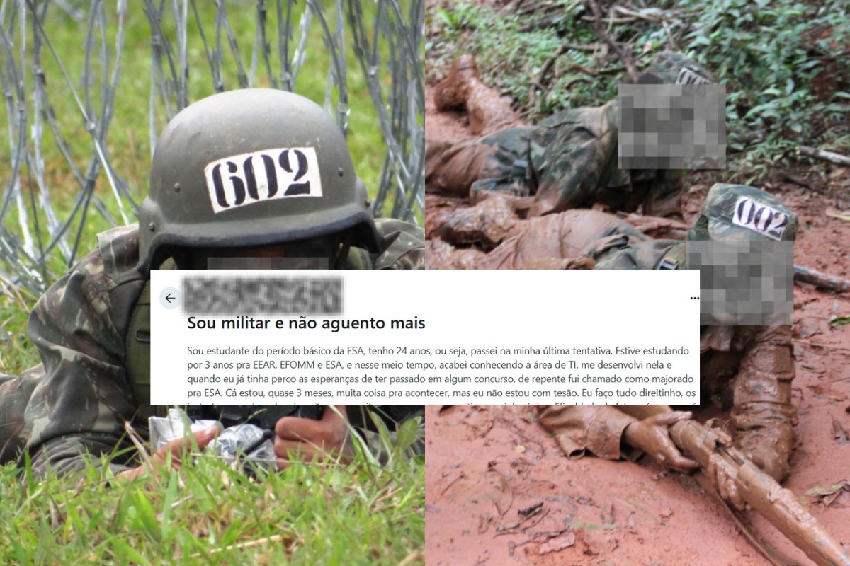 “Sou militar e não aguento mais…” – o desabafo de um aluno da ESA – A discussão sobre salário, saúde e carreira nas Forças Armadas