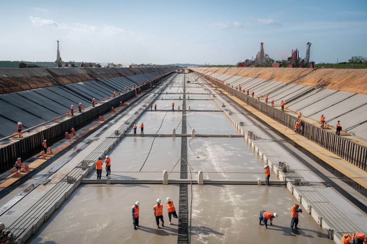 Investimento bilionário da China: A construção mais cara da história do mundo já empregou mais de 70 mil trabalhadores e utilizou mais de 200 mil toneladas de concreto e aço